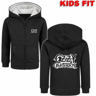 Metal-kids mikina s kapucňou Ozzy Osbourne Logo čierna
