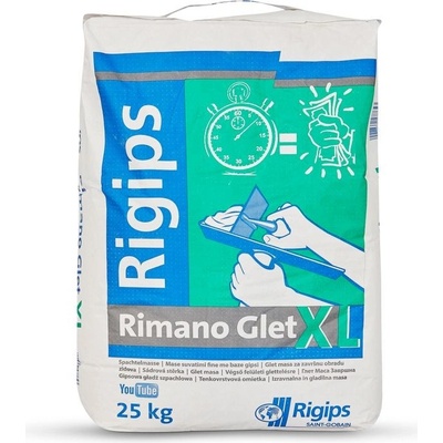 Rigips Rimano Vnútorná vyrovnávacia stierka Glet XL, 25 kg, 725010019
