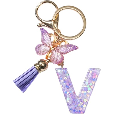 HARAHU Ключодържател Азбука - v / Лилава kp37916 (37916)