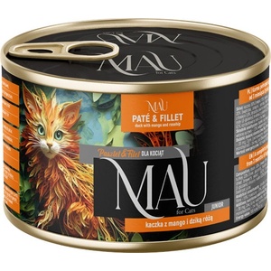  Mau kitten pate and fillet манго, патица и шипки - 0.185кг