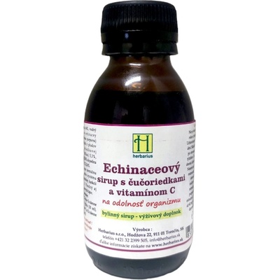Herbarium Projekt Echinaceový sirup s čučoriedkami a vitamínom C 100 ml