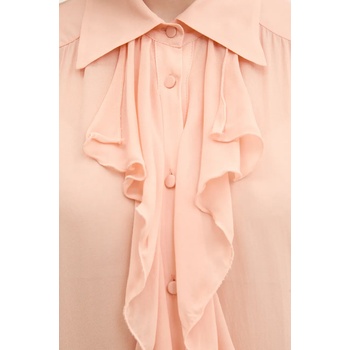 ANIYE BY Риза Aniye By дамска в оранжево със свободна кройка с класическа яка 185875 (185875)