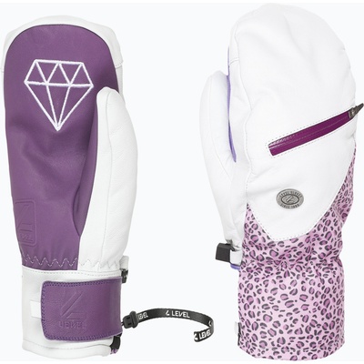 Level Дамски ръкавици за сноуборд Level Pulsar Mitt pk white