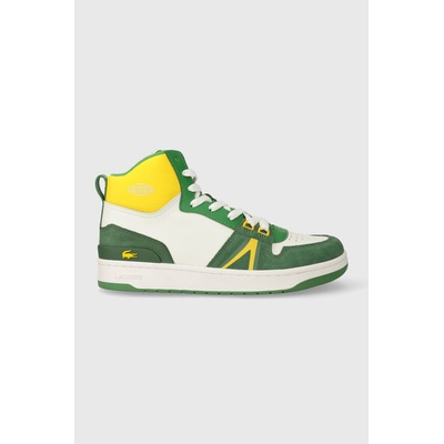 Lacoste Кожени маратонки Lacoste L001 Leather Colorblock High-Top в зелено 45SMA0027 (45SMA0027)