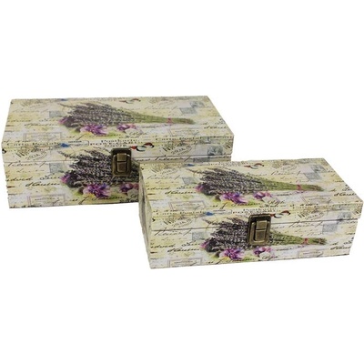 Morex šperkovnice Levandule 2ks D1625