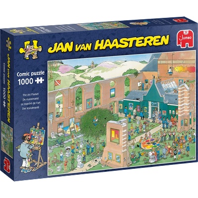 Jumbo Jan van Haasteren The Art Market 1000 pcs Пъзел 1000 броя Комикс (20022)