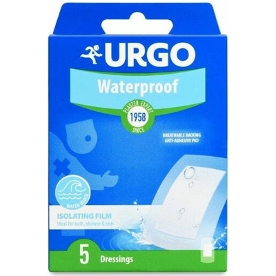 URGO Waterproof vodoodolná náplasť 10x 6 cm 5 ks