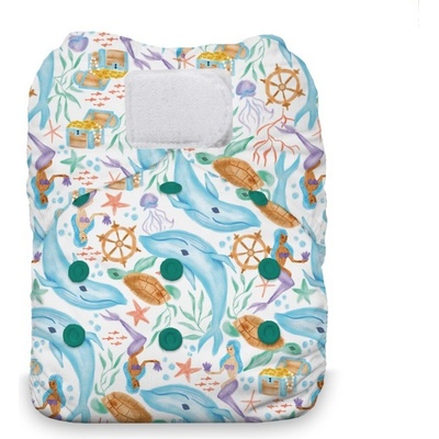 Thirsties Natural One size AIO Mermaid Lagoon Na SZ