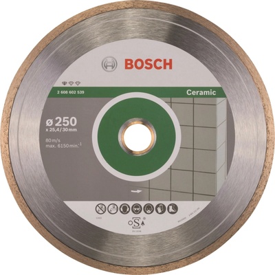BOSCH Diamantový dělicí kotouč Standard for Ceramic 250 x 30+25,40 x 1,6 x 7 mm 2.608.602.539 2.608.602.539