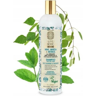 Šampon Natura Siberica 400 ml pro regulaci mazu