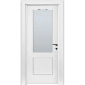 Uni Doors Интериорна врата Рустик остъклена - бяла (цена без монтаж)
