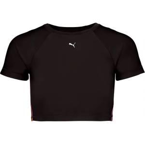 PUMA Short Sl Crop bikini top - Black (Black)