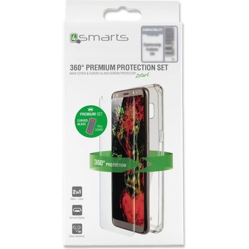 4smarts Калъф 360° за iPhone XS/X, 4SMARTS Premium Set Case, Прозрачен (4S493178)