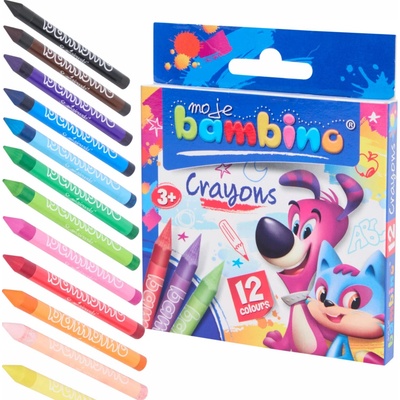 Bambino sviečkové pastelky 12 kusov