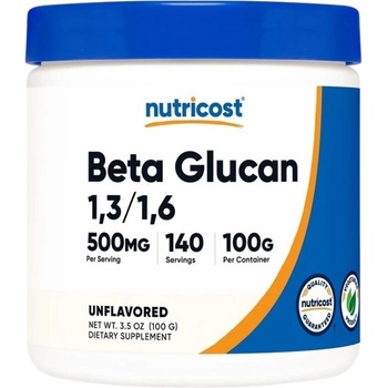 Nutricost Beta Glucan 1, 3/1, 6 500 mg [100 грама] Натурален