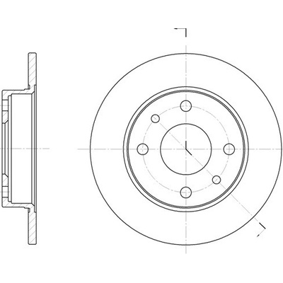 Brzdový kotúč REMSA 6110.00