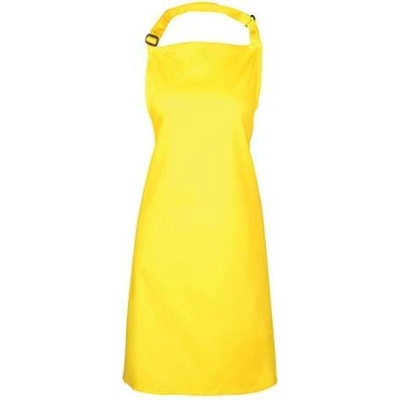 Premier Workwear Klasická zástěra za krk PR150 Yellow Pantone Yellow c 72x86cm
