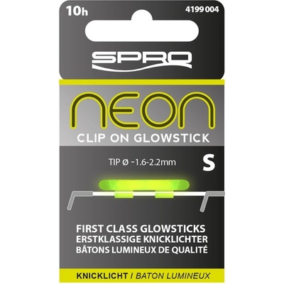 SPRO klip na chemické světlo Neon Clip On Glowstick Green S