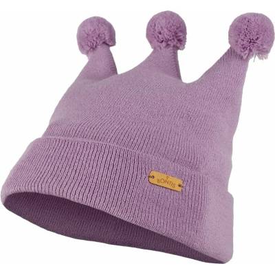 Bontis detská čiapka korunka - Púdrovo fialková