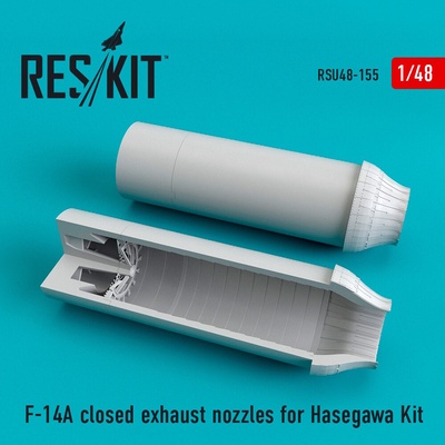 Hasegawa Reskit F-14ATomcat closed exhaust nozzles for kit 1:48