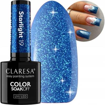 Claresa STARLIGHT 19 Hybridní lak na nehty Starlight 5g