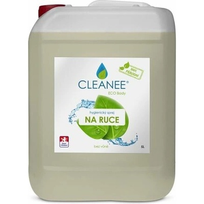 CLEANEE hygienický sprej na ruky - prírodný 5 l