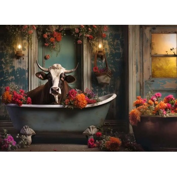 Ravensburger - Puzzle The Cow in the Bathtub - 1 000 piese