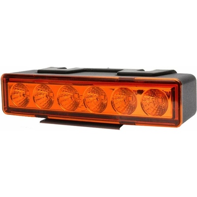 WAS Výstražné svetlo oranžové, W117 LED, 7 funkcií,