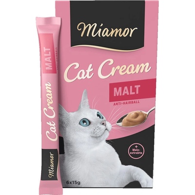 Miamor Cat Cream Malt Anti-Hairball cream 6 x 15 g