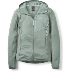 Rab Дамско поларено яке Rab Women's Ascendor Hoody Fleece jacket - Dark Fig Green - размер 40 (EU) (105-7154-0213)