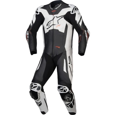 Jednodílná kombinéza Alpinestars GP PLUS V4 SPRINT černá/bílá/červená