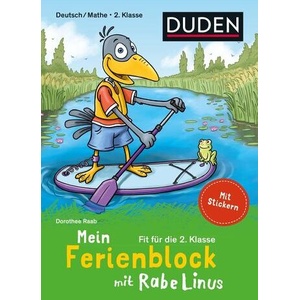 Mein Ferienblock mit Rabe Linus - Fit für die 2. Klasse | Stefan Leuchtenberg (ISBN: 9783411720750)