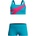 Speedo Детски комплект бикини Speedo Kid's Hyperboom Butterfly Back Two Piece Bikini - Mayan Blue/Margarita Pink - размер 128 (EU) (750-2735-0113)