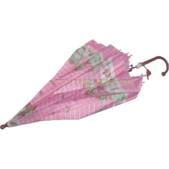 Детски чадър със свирка розов