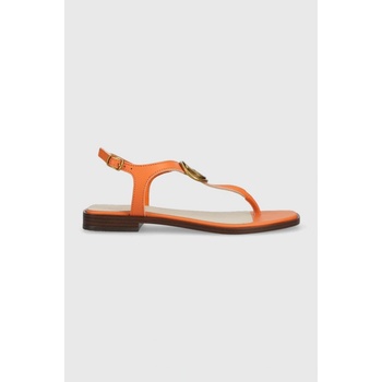 Guess MIRY dámske kožené sandále oranžová
