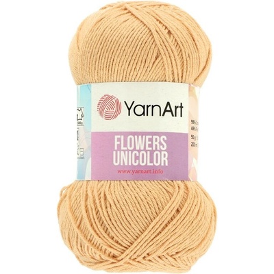 YarnArt Flowers Unicolor béžová 732