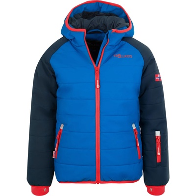 TROLLKIDS Детско зимно яке Trollkids Kid's Hafjell Snow Jacket Pro Ski jacket - Navy / Med Blue / Red - размер 92 (EU) (703-2537-1411)
