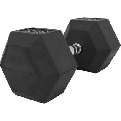 Gorilla Sports Šesťhranná pogumovaná činka 35 kg