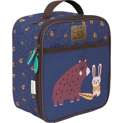 Perletti Green Detský termo box na desiatu Bear & Rabbit