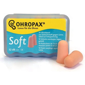 Ohropax ucpávky do uší Soft 10 ks