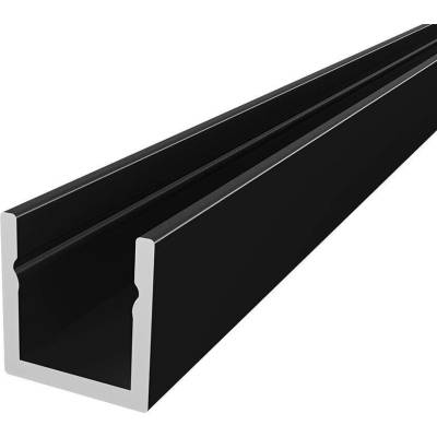 LED profil P4-4 mini černý - Profil bez krytu 1m TL-092285 092285