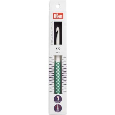 Háček Prym Ergonomics 7 mm x 17 cm zelený