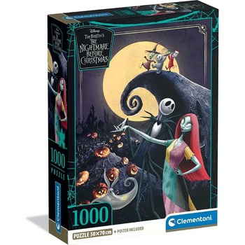 Clementoni Пъзел 1000 части Nightmare Before Christmas - CLEMENTONI