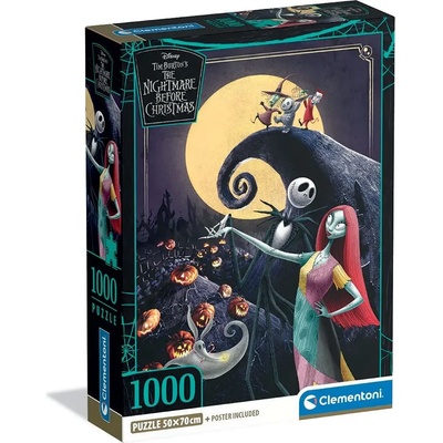 Clementoni Пъзел 1000 части Nightmare Before Christmas - CLEMENTONI