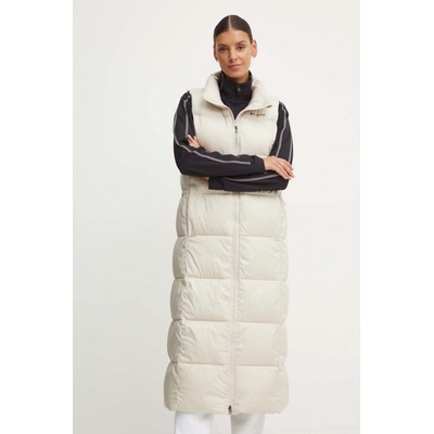 Columbia Puffect Long Vest W dark stone