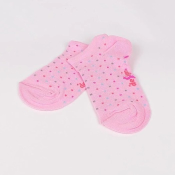 Image 1 of Детски чорапи-терлик в розово с точки