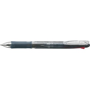 Zebra Химикалка, 0, 24 мм, с бутон, четири цвята, ZEBRA "Clip-on Slim 4C", полупрозрачна 45973 (45973)