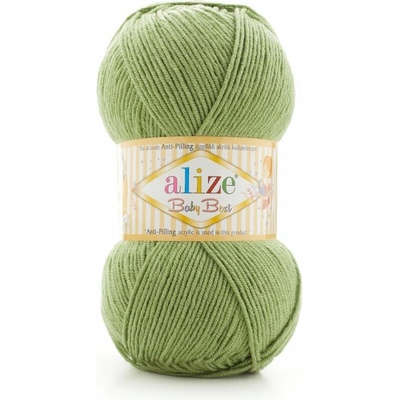 Alize Příze Baby Best 485 khaki