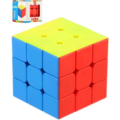 Dromader Kostka hlavolam 3x3x3 plast 5,5x5,5x5,5 cm v krabičce