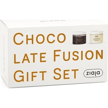 Ziaja Chocolate Fusion sprchové želé 260 ml + cukrový peeling 300 ml kosmetická sada